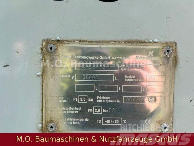 Kässbohrer SSL 38 / 38.000 L / 3 achser / Luft Naczepy cysterna