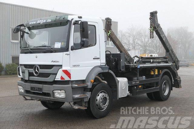 Mercedes-Benz 1833 K Axor 4x2, Meiller AK 12.T, Klima, TÜV Cable lift demountable trucks