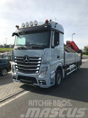 Mercedes-Benz Actros 2648 6x4 Fassi Kran F485 neue UVV Ciężarówki typu Platforma / Skrzynia