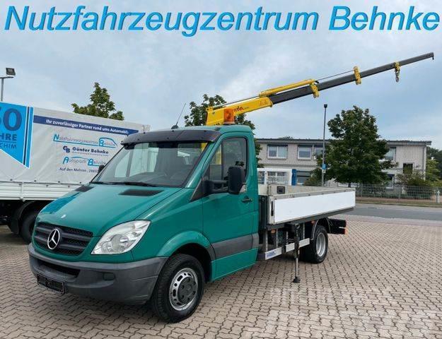 Mercedes-Benz Sprinter 519 CDI Pritsche / Hyva Kran 4,2m=600kg Pick-upy / Pojazdy z otwieranymi burtami