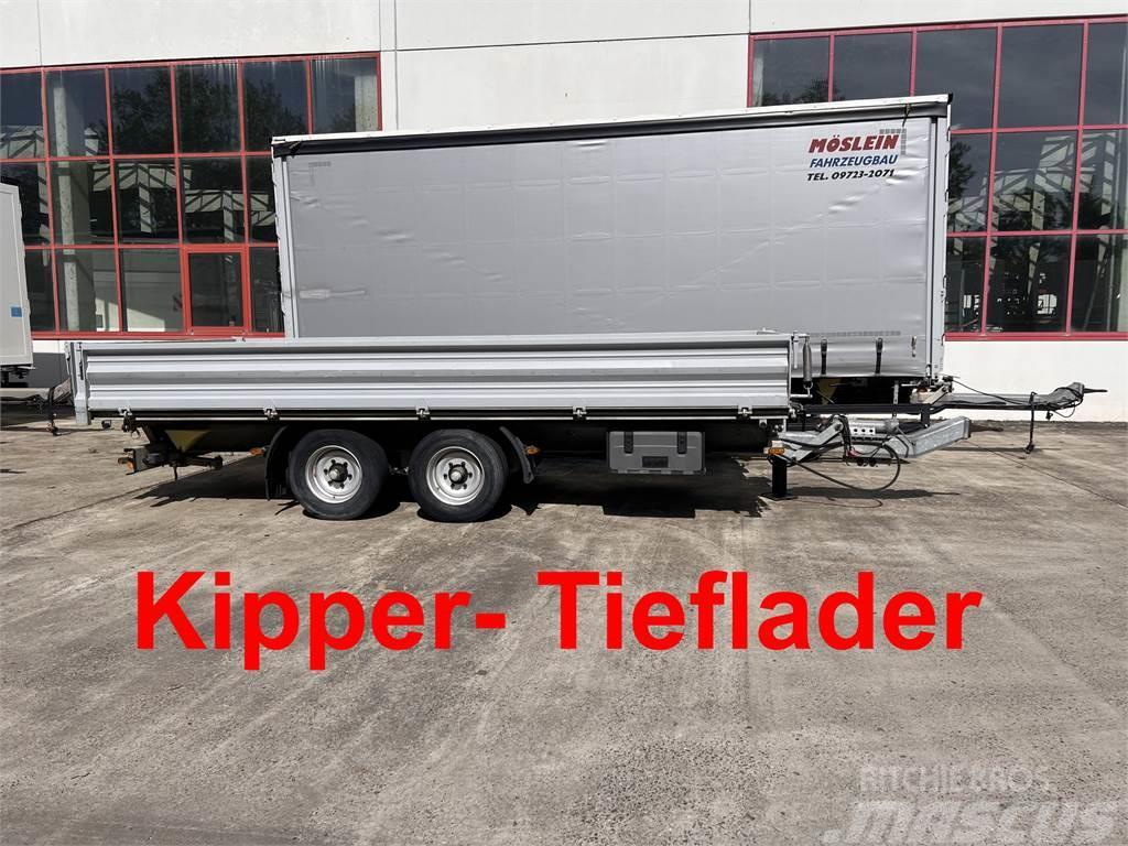  TK Tandemkipper- Tieflader, 5.53 m LadeflächeWeni Przyczepy wywrotki
