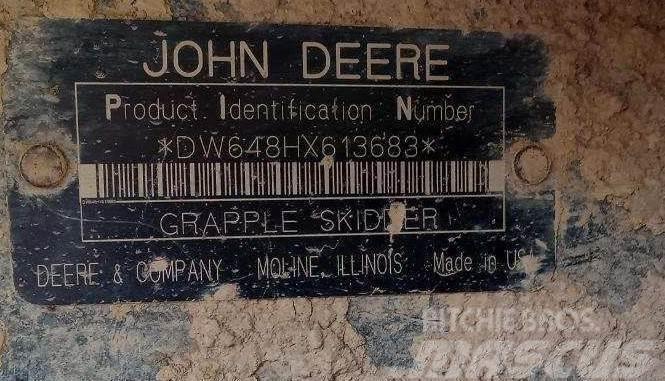 John Deere 648H Skidery