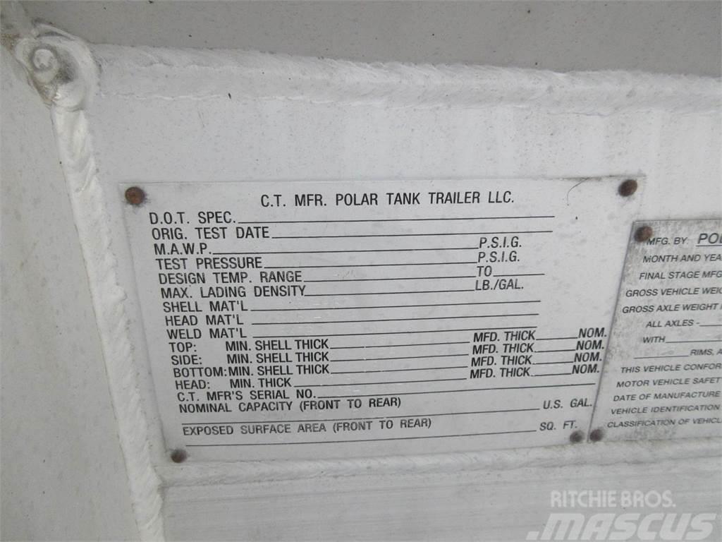Polar 8400 GALLON CRUDE TANKER AIR RIDE WITH PUMP 200 BB Przyczepy cysterny