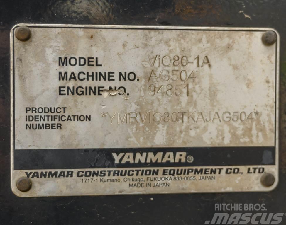 Yanmar VIO80 Minikoparki