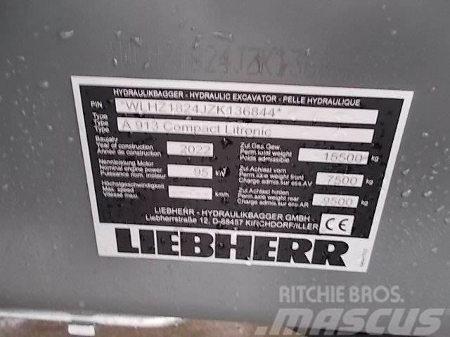 Liebherr A 913 Compact G6.0-D Litronic Koparki kołowe