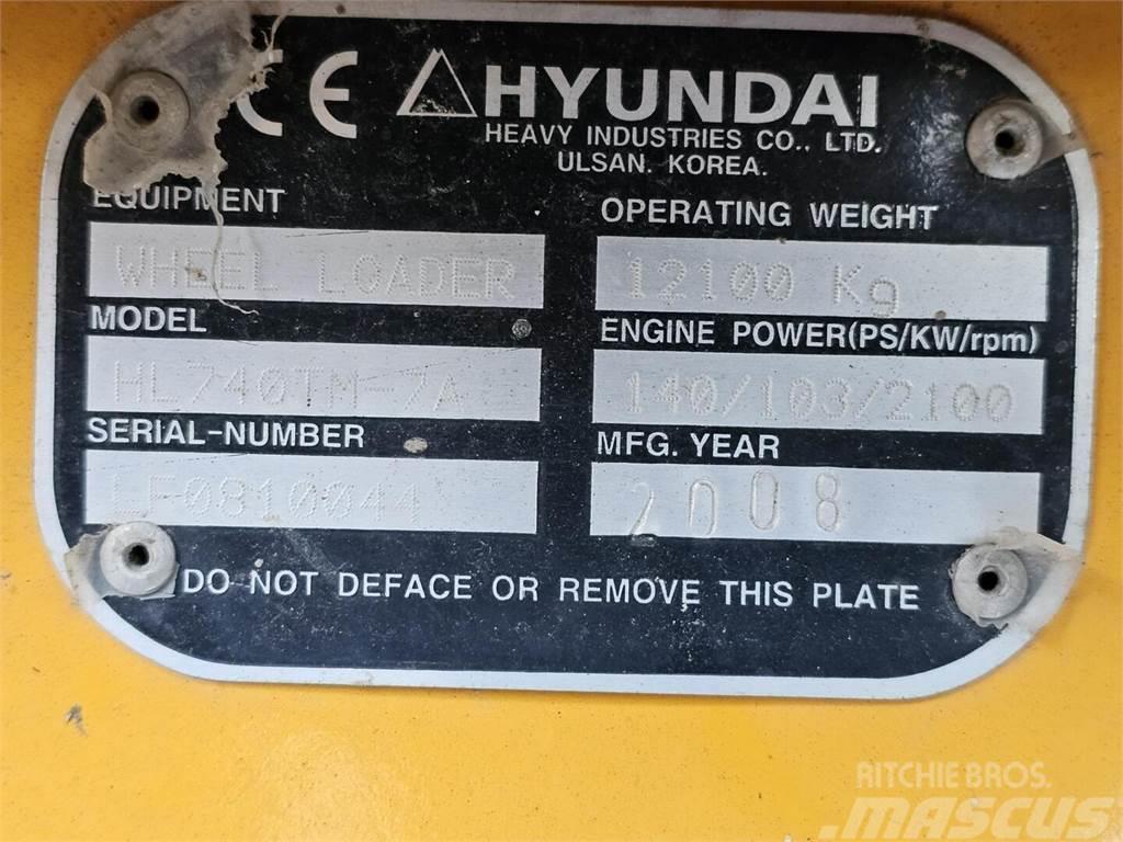 Hyundai HL 740 TM 7A Ładowarki kołowe