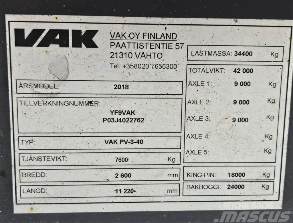 VAK PV-3-40 Inne naczepy