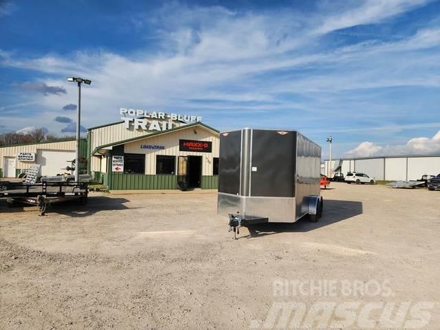H&H Trailers® H8416 7' X 16' HH Flat Top V Nose Enclo Other trailers