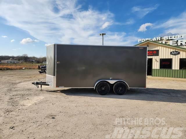 H&H Trailers® H8416 7' X 16' HH Flat Top V Nose Enclo Other trailers