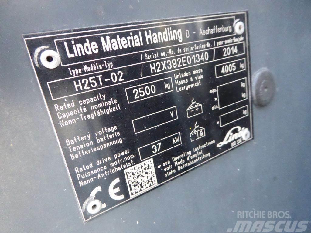 Linde H25T-02 Wózki LPG