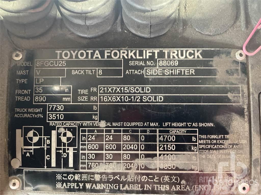 Toyota 8FGCU25 Wózki Diesla
