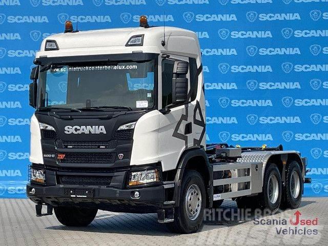 Scania G 500 B6x4HB, DIFF-L 20T HOOKLIFT, EX DEMO SUPER! Hakowce