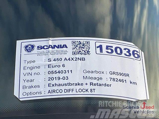 Scania S 450 A4x2NB RETARDER DIFF LOCK ACC FULL AIR Ciągniki siodłowe