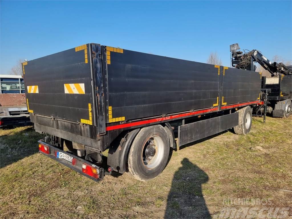  Gellhaus Vecta Pritsche trailer - 7.3 meter Platformy / Przyczepy z otwieranymi burtami