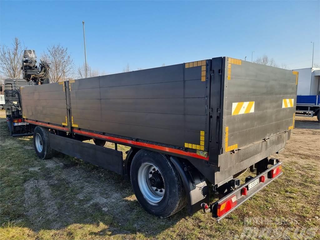  Gellhaus Vecta Pritsche trailer - 7.3 meter Platformy / Przyczepy z otwieranymi burtami