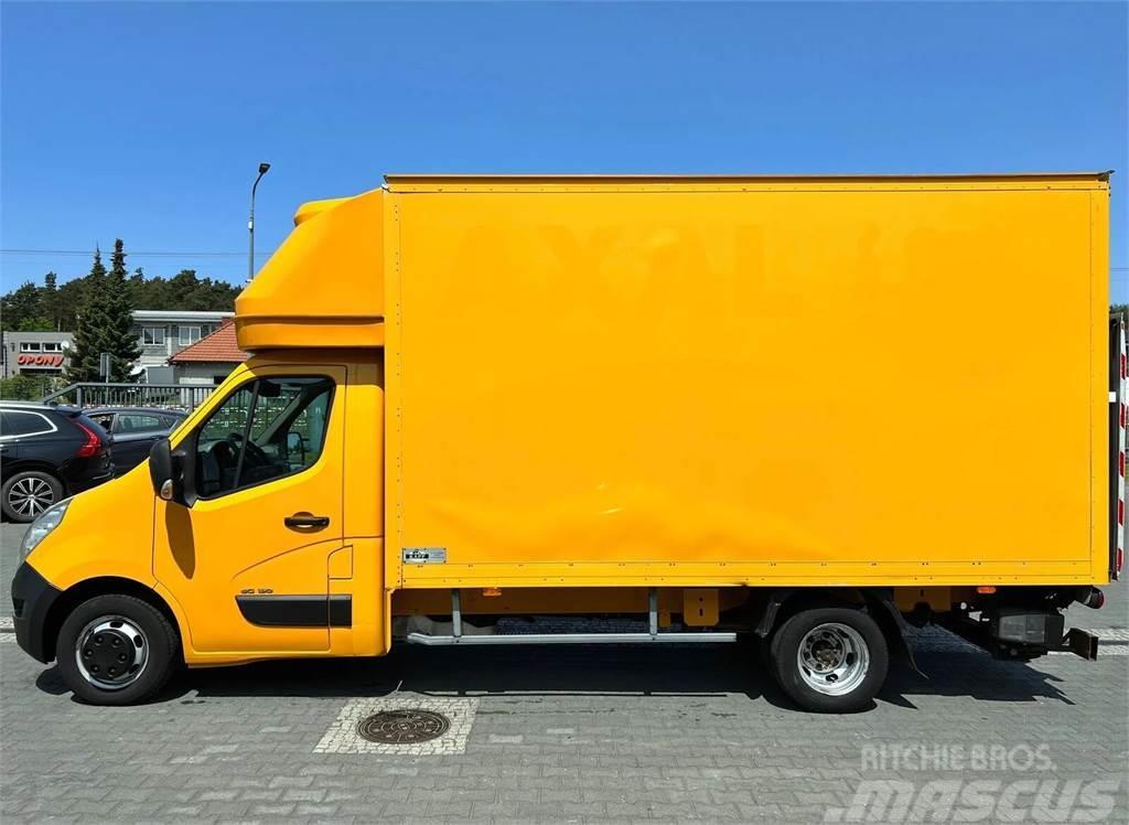 Renault Master 150 DCI Container + Tail Lift 750 kg Wheels Samochody dostawcze ze skrzynią zamkniętą