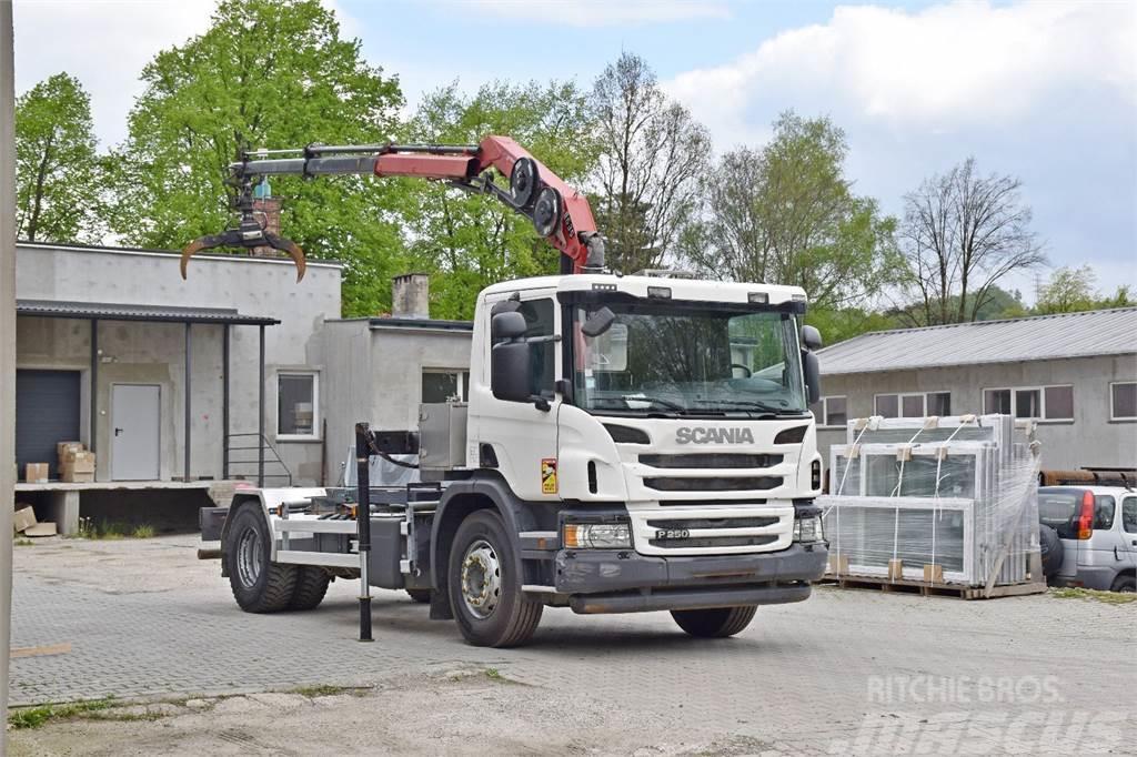 Scania P 250 * HMF 635 K2 + FUNK * TOPZUSTAND Chassis and suspension