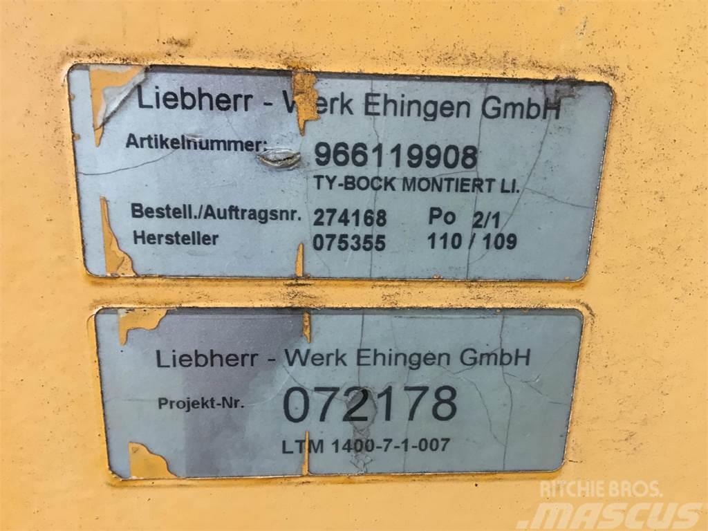 Liebherr LTM 1400-7.1 TY-bracket left pre-ass Części do dźwigów oraz wyposażenie