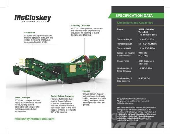 McCloskey I44V3 Kruszarki