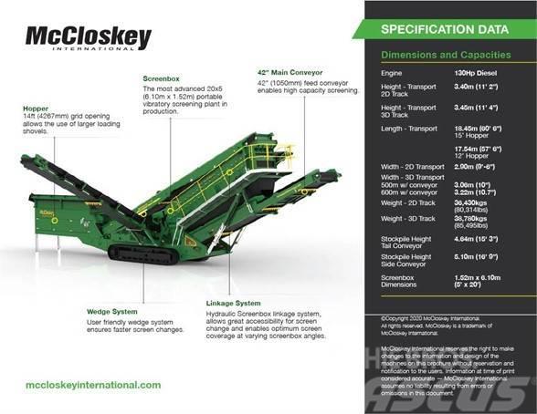 McCloskey S190 3DT Przesiewacze