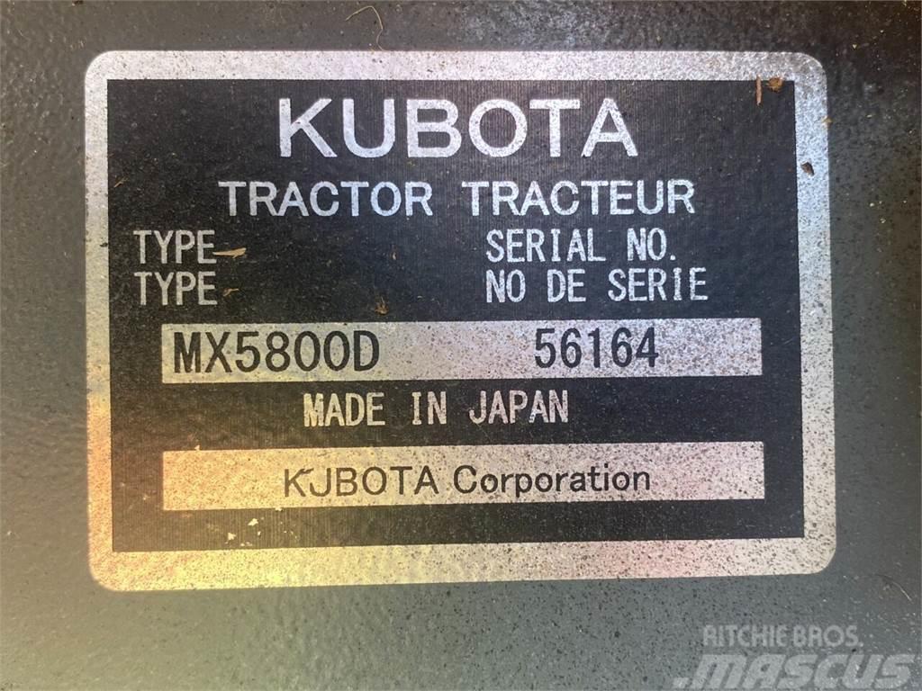 Kubota MX5800 Pozostały sprzęt budowlany