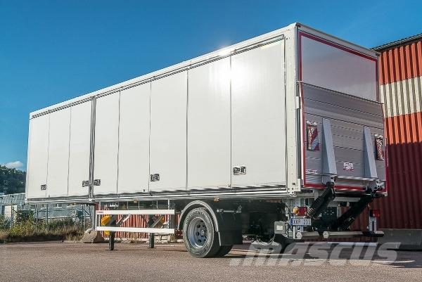 Fruehauf Citytrailer öppningsbar sida. Naczepy miejskie