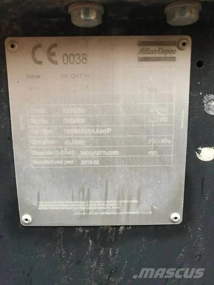 Atlas Copco Hilight V4 Maszyny budowlane - Inne