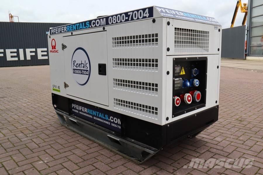 Pramac GPW45Y/FS5 Valid inspection, *Guarantee! Diesel, 4 Agregaty prądotwórcze Diesla