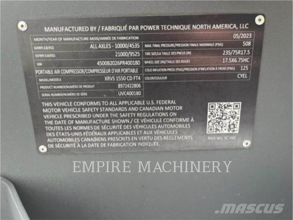Atlas Copco XAS400CD Kompresory