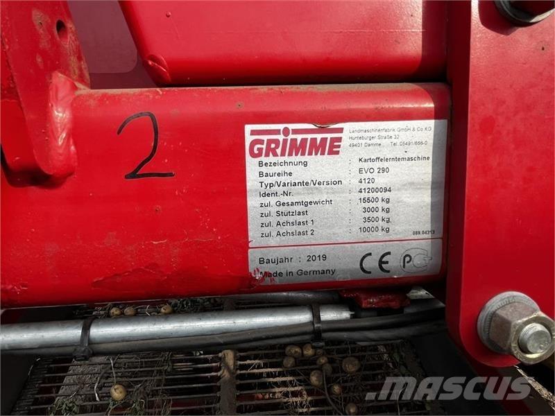 Grimme EVO 290 ClodSep Kombajny ziemniaczane i kopaczki