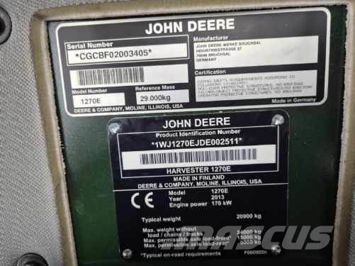 John Deere 1270E Harwestery