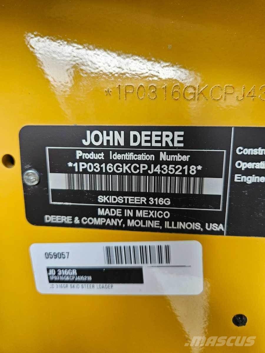 John Deere 316GR Ładowarki burtowe