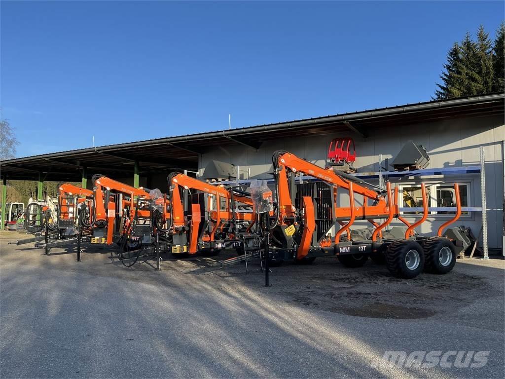 MTM Forest Rückewagen 10-17 Tonnen, MTM 6,6m-9m Fo Przyczepy leśne