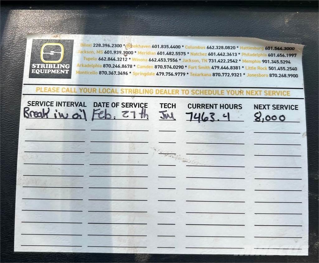 John Deere 843L Harwestery gąsienicowe