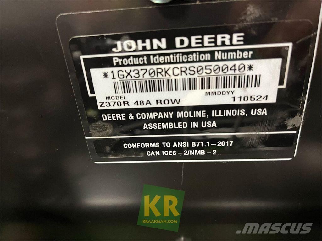 John Deere Z370R ELECTRIC Maszyny rolnicze - Inne