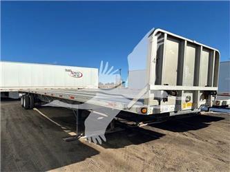 Utility 53' COMBO FLATBED, CLOSED TANDEM, SPRING RIDE W SL