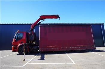 Iveco STRALIS 420 6X2 GLASS TRANSPORT WITH FASSI F 215A.