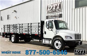 Freightliner M2 24' Flatbed Truck, Diesel, Auto Trans, Wood Dec
