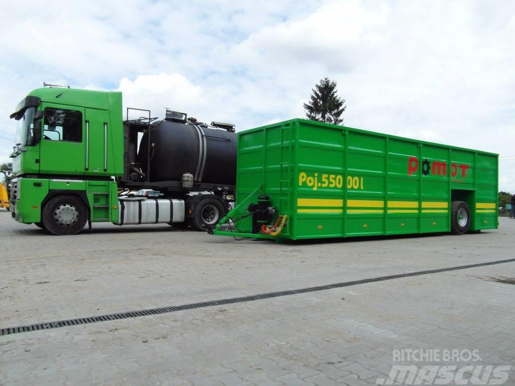 Pomot Slurry tank container  55000 L/Réservoir de lisier Cysterny do szlamu