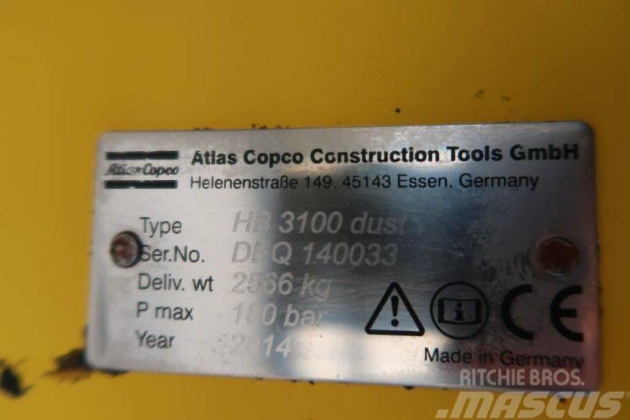 Atlas Copco HB3100 DUST Epiroc Młoty hydrauliczne