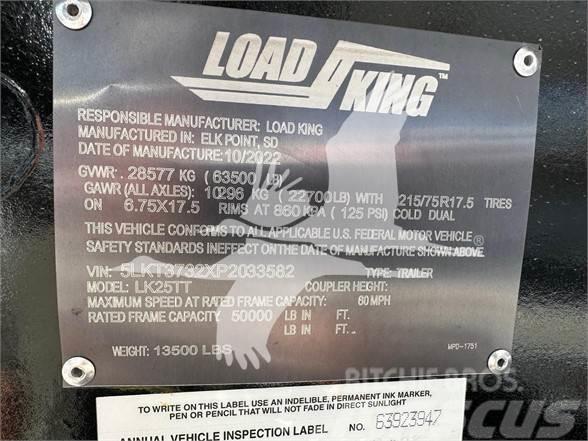 Load King LK25TT TILT DECK TRAILER, 50K CAPACITY, SPRING RID Naczepy niskopodłogowe