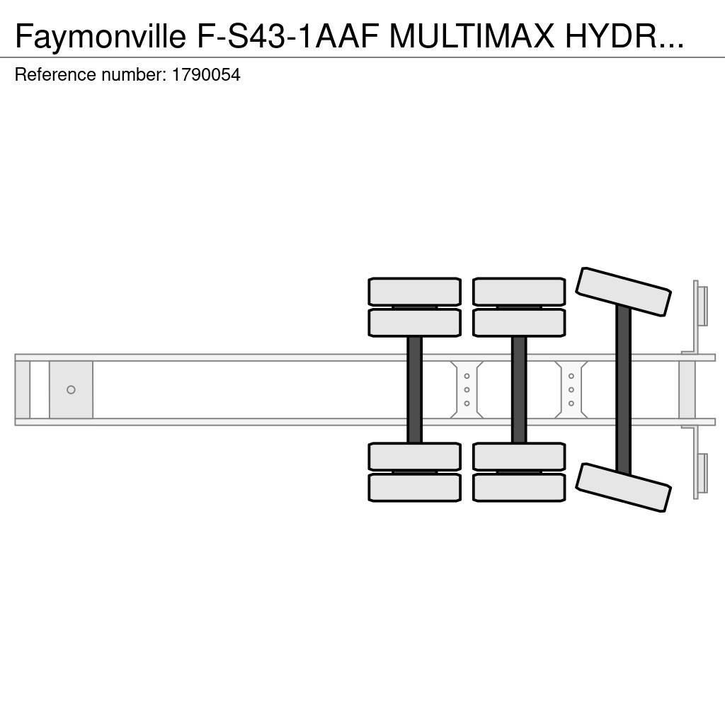 Faymonville F-S43-1AAF MULTIMAX HYDRAULIC ADJUSTABLE BED SEMI Naczepy niskopodłogowe