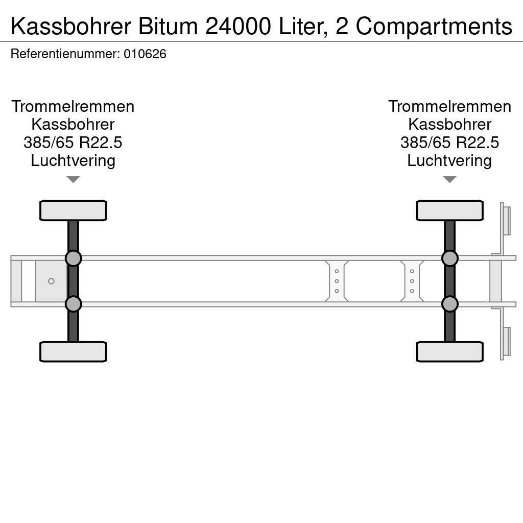 Kässbohrer Bitum 24000 Liter, 2 Compartments Naczepy cysterna