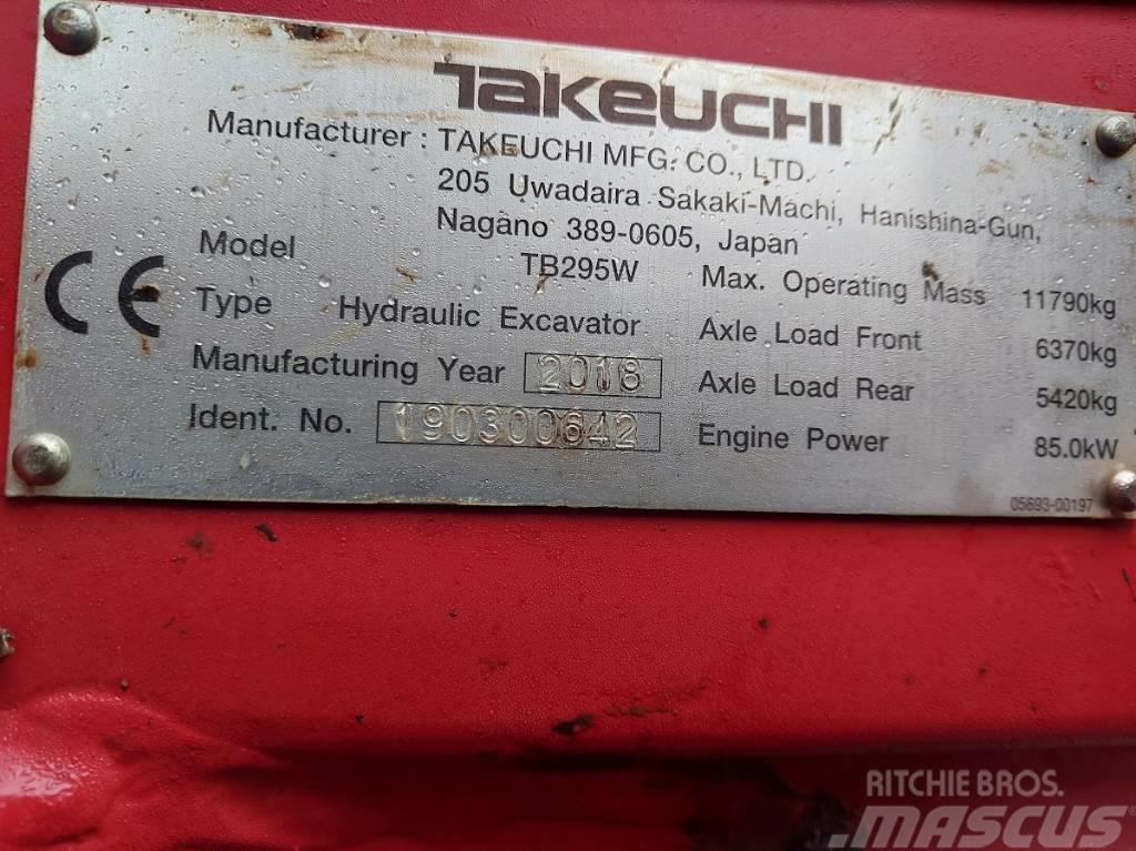 Takeuchi TB295W Koparki kołowe