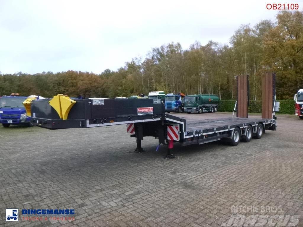 Langendorf 3-axle semi-lowbed trailer 48T ext. 13.5 m + ramps Naczepy niskopodłogowe