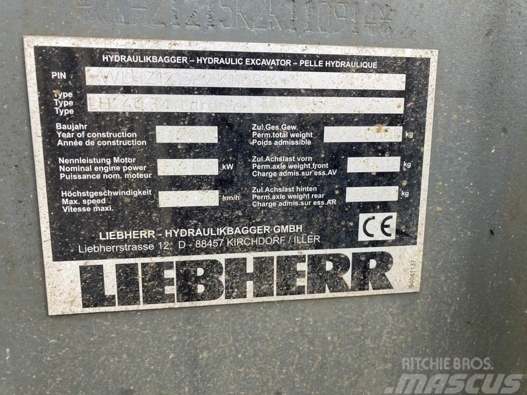 Liebherr LH 40 M Industry Litronic Koparki do złomu / koparki przemysłowe