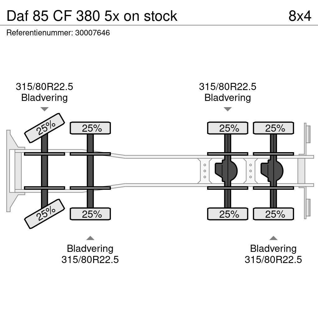 DAF 85 CF 380 5x on stock Kombi / koparki ssące