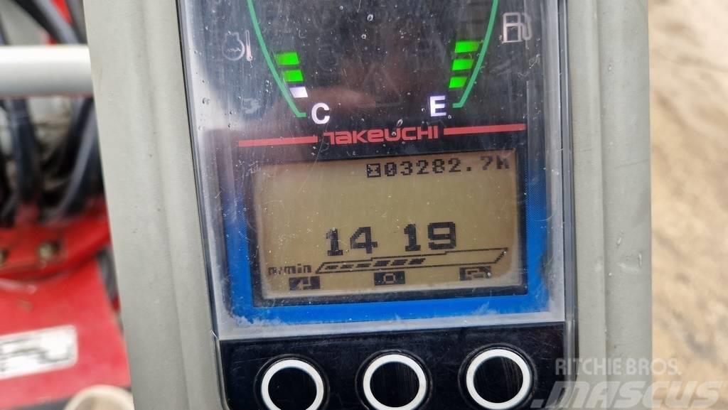 Takeuchi TB225 - POWERTILT - 3X BUCKETS - 2019 YEAR Minikoparki
