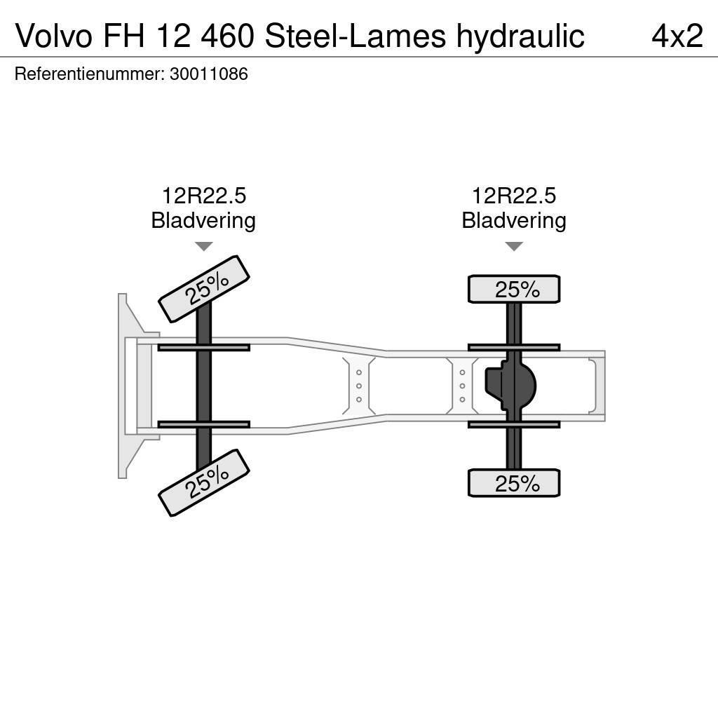 Volvo FH 12 460 Steel-Lames hydraulic Ciągniki siodłowe