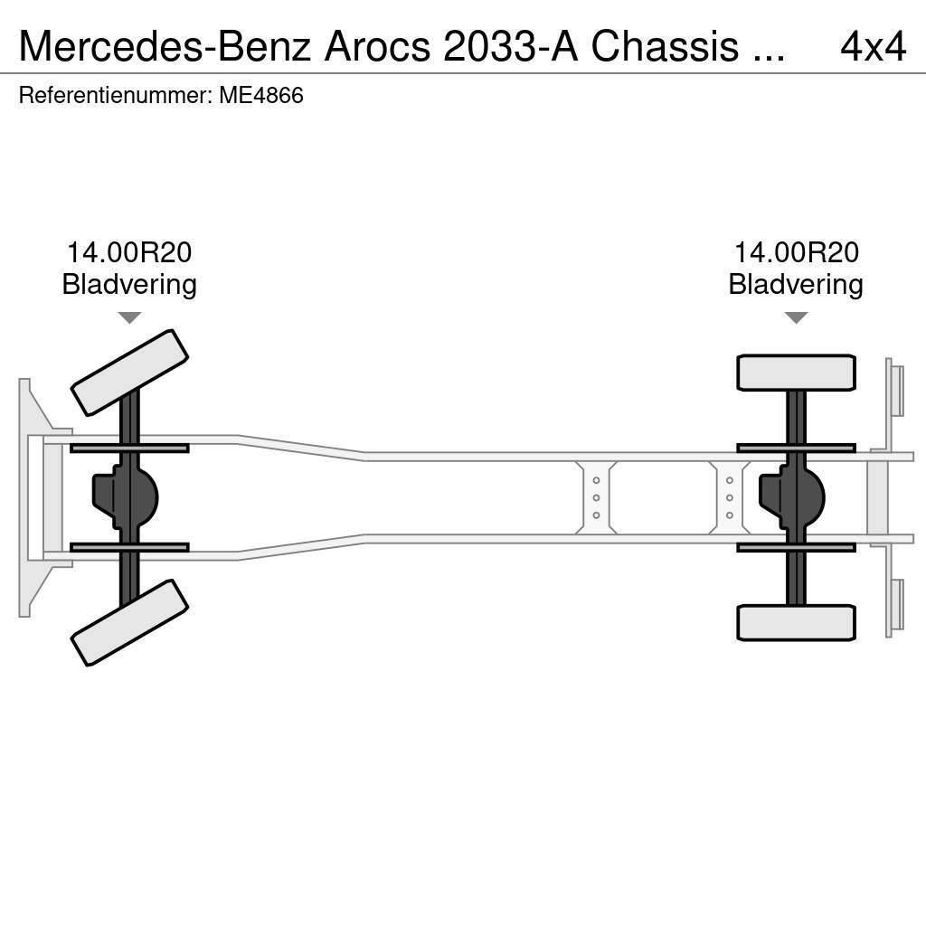 Mercedes-Benz Arocs 2033-A Chassis Cabin (2 units) Pojazdy pod zabudowę